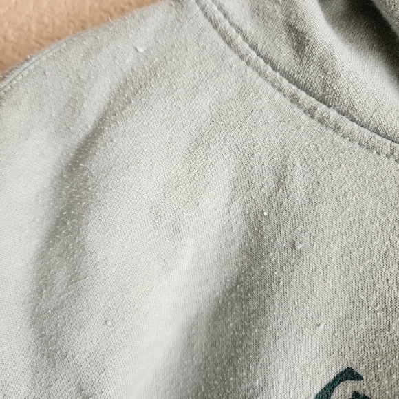 No Dinx Womens Mint Green Hooded Volleyball Sweatshirt Size L - Picture 2 of 13